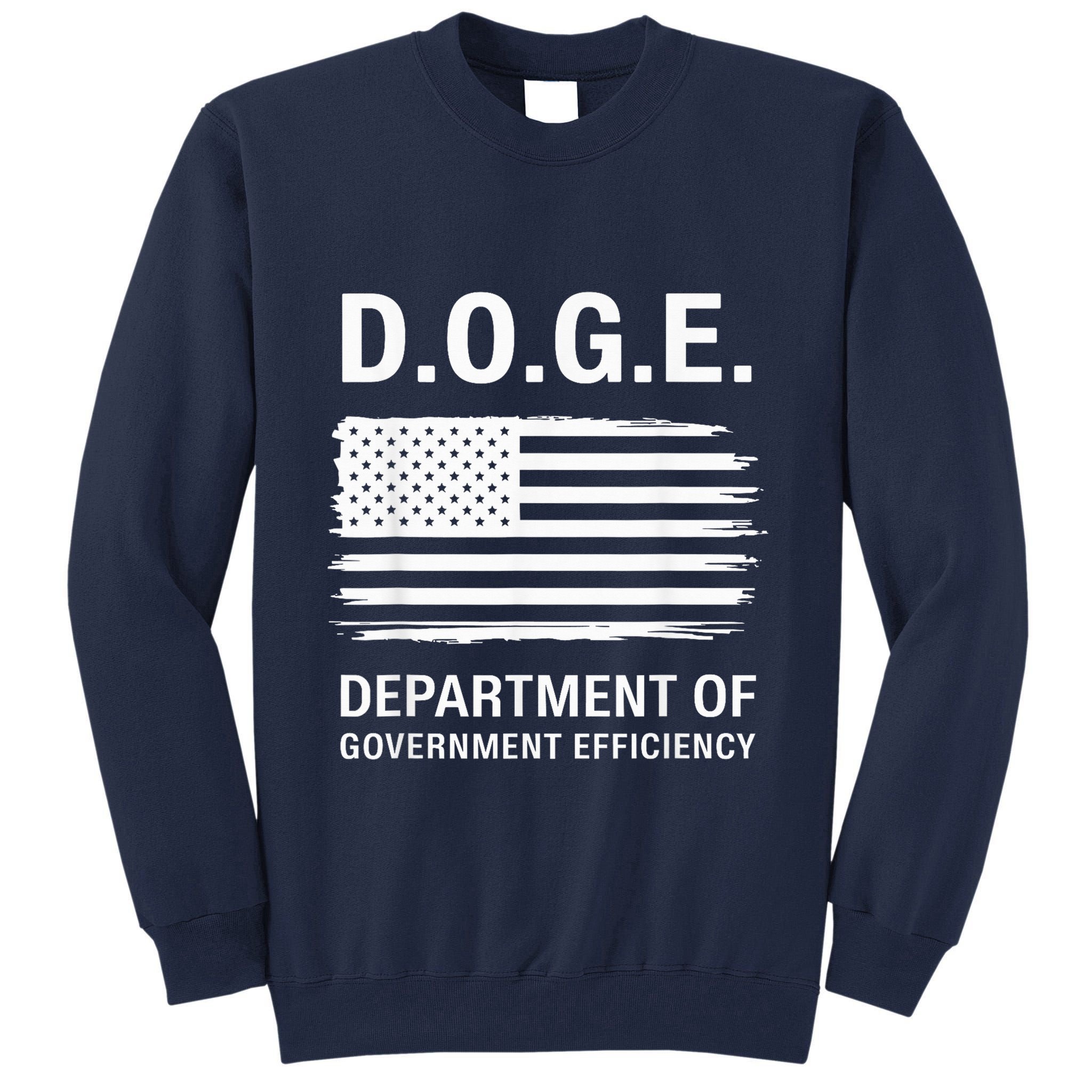 Doge Department Of Government Efficiency Tall Sweatshirt