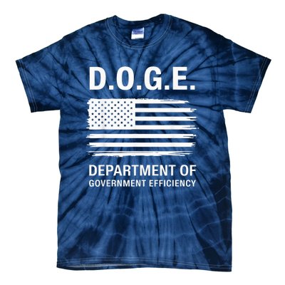 Doge Department Of Government Efficiency Tie-Dye T-Shirt