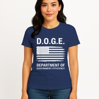 Doge Department Of Government Efficiency Womens T-Shirt
