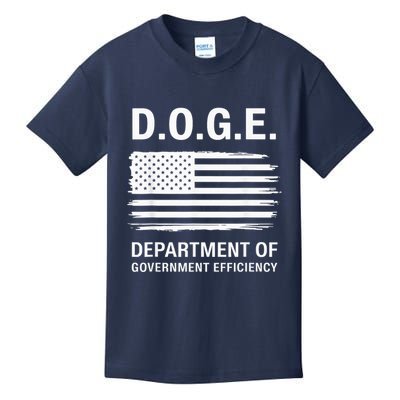 Doge Department Of Government Efficiency Kids T-Shirt