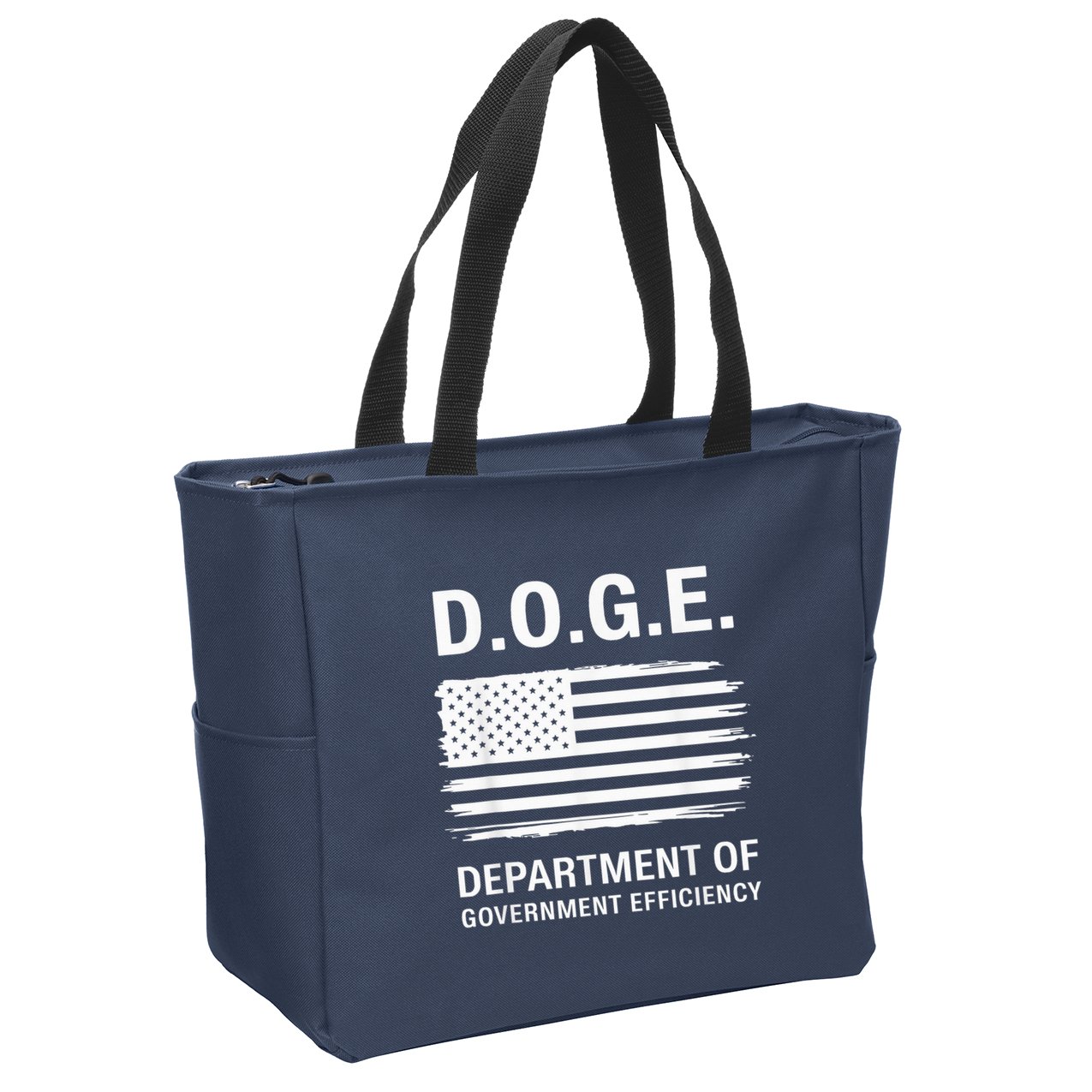 Doge Department Of Government Efficiency Zip Tote Bag