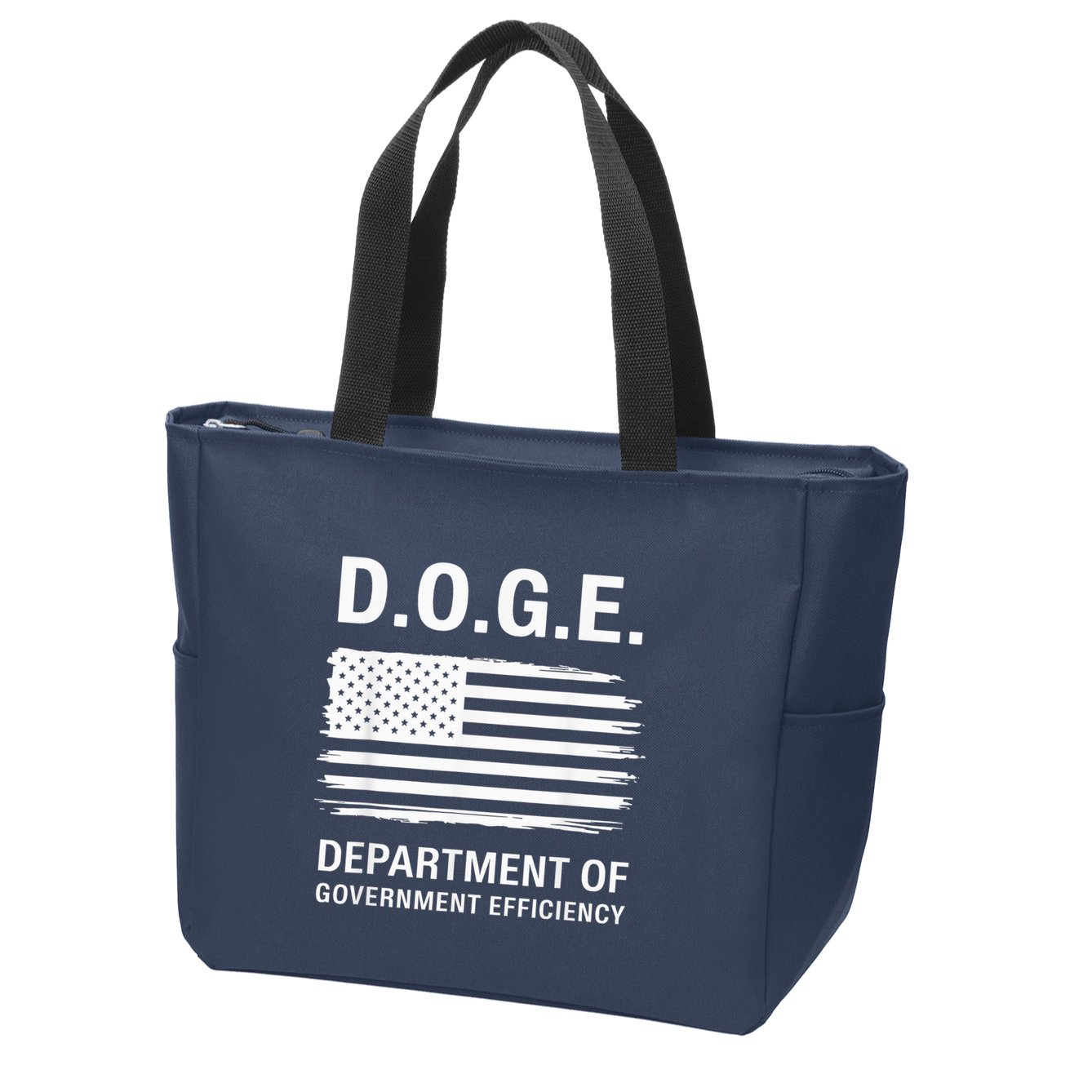 Doge Department Of Government Efficiency Zip Tote Bag