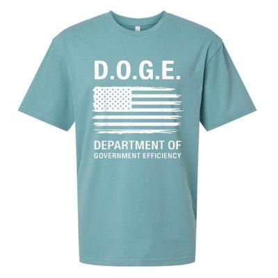 Doge Department Of Government Efficiency Sueded Cloud Jersey T-Shirt