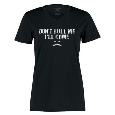 DonTBullyMeILlCome Women's Momentum V-Neck T-Shirt