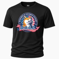 D.O.G.E Department Of Government Efficiency Doge Cooling Performance Crew T-Shirt