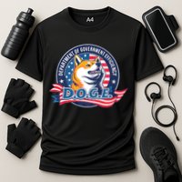 D.O.G.E Department Of Government Efficiency Doge Cooling Performance Crew T-Shirt
