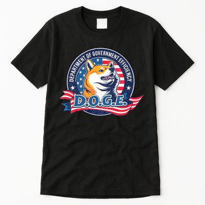 D.O.G.E Department Of Government Efficiency Doge Tall T-Shirt