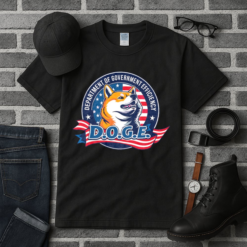 D.O.G.E Department Of Government Efficiency Doge Tall T-Shirt