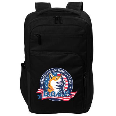 D.O.G.E Department Of Government Efficiency Doge Impact Tech Backpack