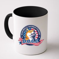 D.O.G.E Department Of Government Efficiency Doge Mug
