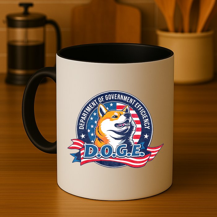 D.O.G.E Department Of Government Efficiency Doge Mug