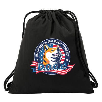 D.O.G.E Department Of Government Efficiency Doge Drawstring Bag