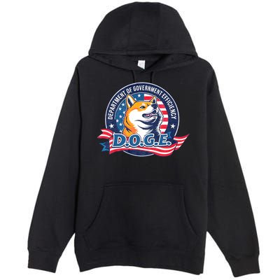 D.O.G.E Department Of Government Efficiency Doge Premium Pullover Hoodie