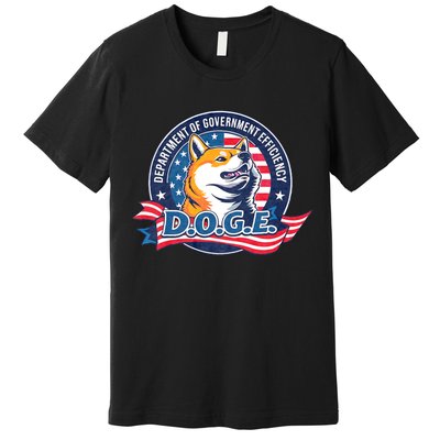 D.O.G.E Department Of Government Efficiency Doge Premium T-Shirt