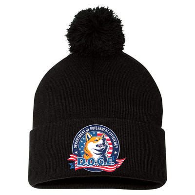 D.O.G.E Department Of Government Efficiency Doge Pom Pom 12in Knit Beanie