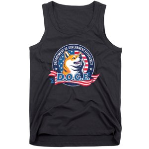 D.O.G.E Department Of Government Efficiency Doge Tank Top