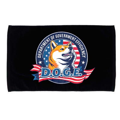 D.O.G.E Department Of Government Efficiency Doge Microfiber Hand Towel