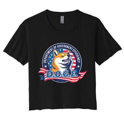 D.O.G.E Department Of Government Efficiency Doge Crop Top