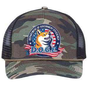 D.O.G.E Department Of Government Efficiency Doge Retro Rope Trucker Hat Cap