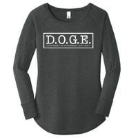 Doge Department Of Government Efficiency Women's Perfect Tri Tunic Long Sleeve Shirt