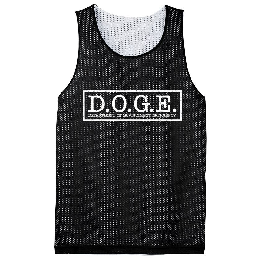 Doge Department Of Government Efficiency Mesh Reversible Basketball Jersey Tank