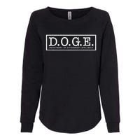 Doge Department Of Government Efficiency Womens California Wash Sweatshirt