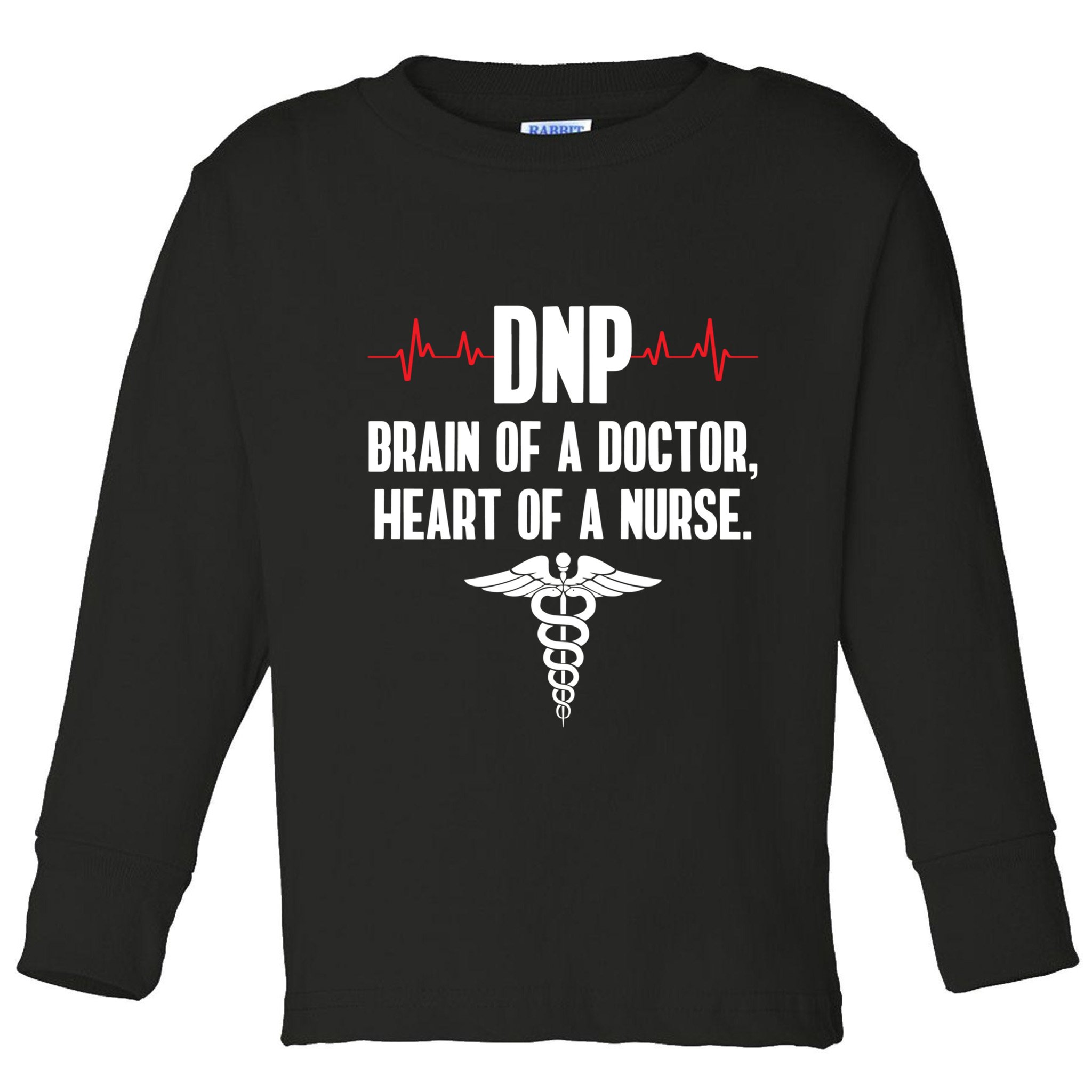 Dnp Doctor Of Nursing Practice Brain Rn Nurse Da1 Gift Toddler Long Sleeve Shirt