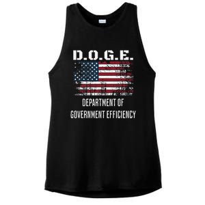 D.O.G.E. Department Of Government Efficiency Satirical Humor Ladies PosiCharge Tri-Blend Wicking Tank