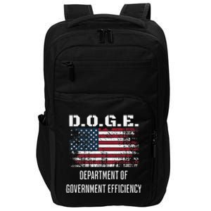 D.O.G.E. Department Of Government Efficiency Satirical Humor Impact Tech Backpack