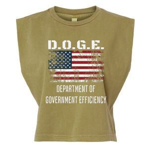 D.O.G.E. Department Of Government Efficiency Satirical Humor Garment-Dyed Women's Muscle Tee