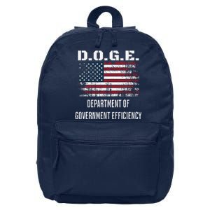 D.O.G.E. Department Of Government Efficiency Satirical Humor 16 in Basic Backpack