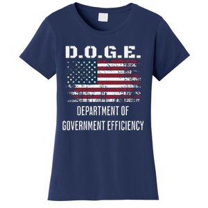 D.O.G.E. Department Of Government Efficiency Satirical Humor Women's T-Shirt