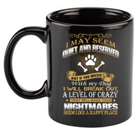 Dog 11oz C Handle Ceramic Mug