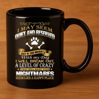 Dog 11oz C Handle Ceramic Mug