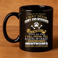 Dog 11oz C Handle Ceramic Mug