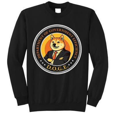 Doge Department Of Government Efficiency Doge Design Sweatshirt