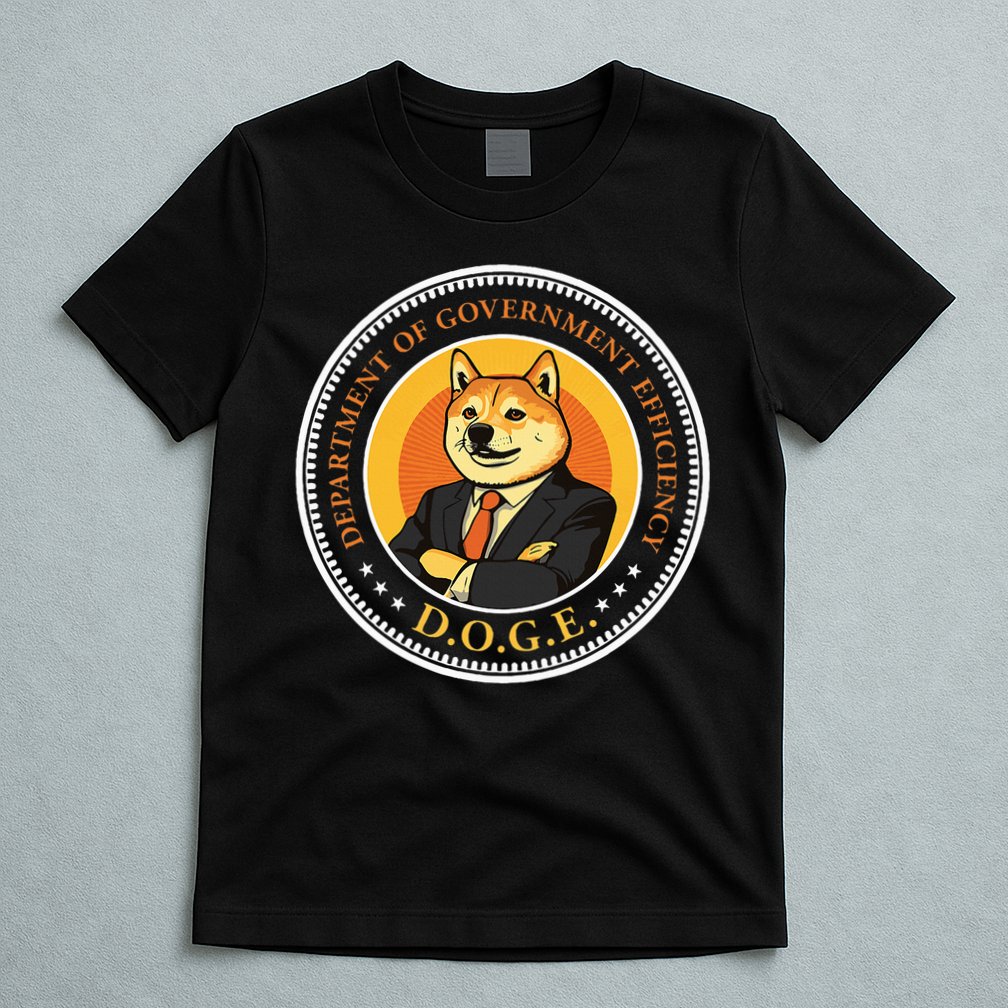 Doge Department Of Government Efficiency Doge Design T-Shirt