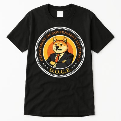 Doge Department Of Government Efficiency Doge Design Tall T-Shirt