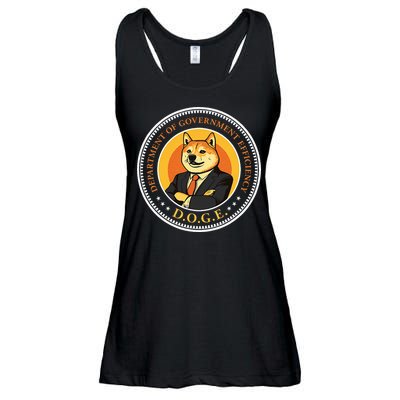 Doge Department Of Government Efficiency Doge Design Ladies Essential Flowy Tank