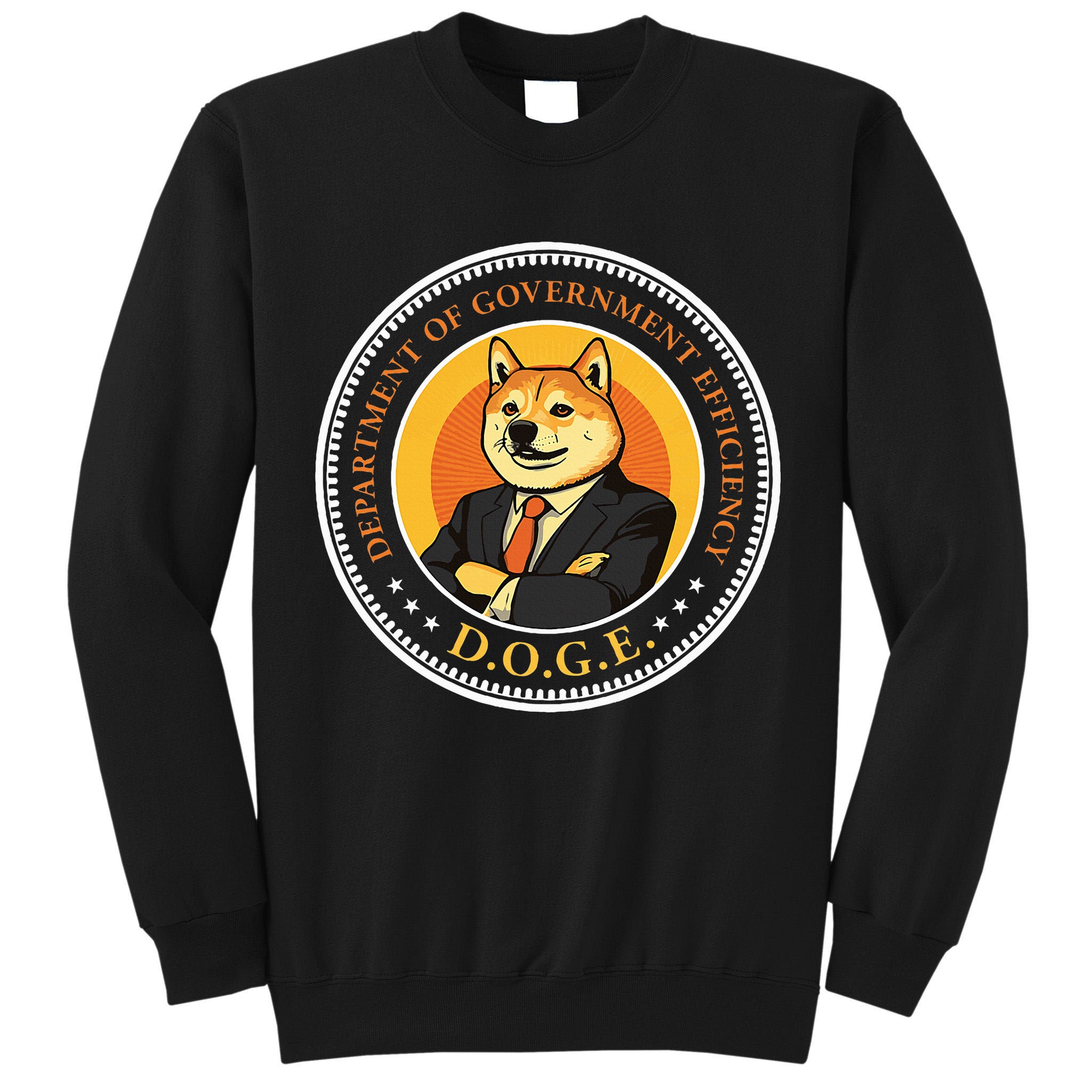 Doge Department Of Government Efficiency Doge Design Tall Sweatshirt