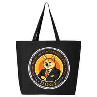 Doge Department Of Government Efficiency Doge Design 25L Jumbo Tote