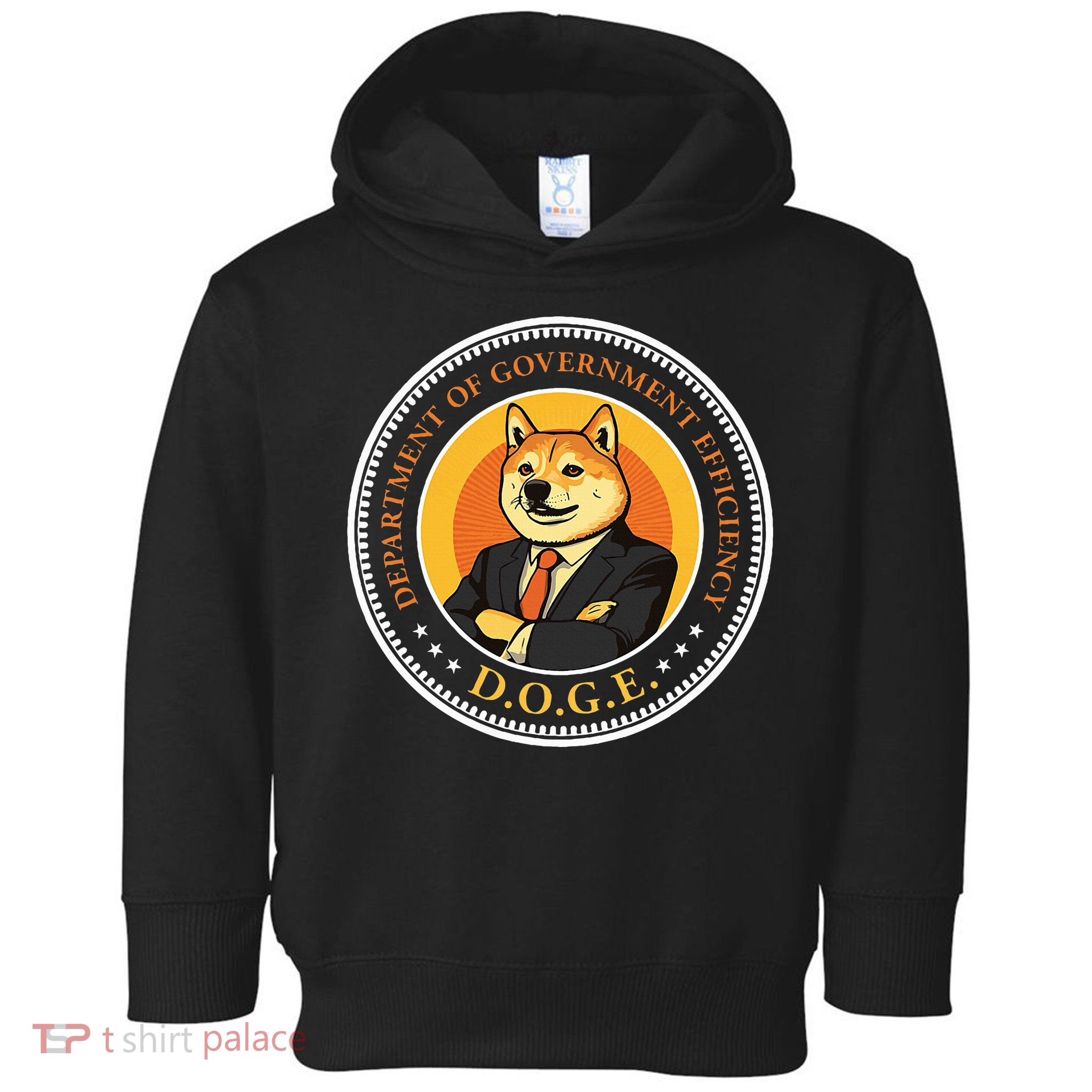 Doge Department Of Government Efficiency Doge Design Toddler Hoodie