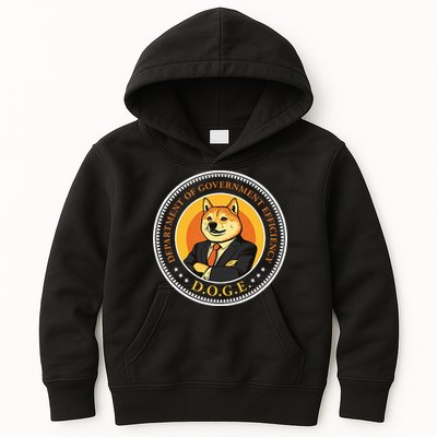 Doge Department Of Government Efficiency Doge Design Kids Hoodie