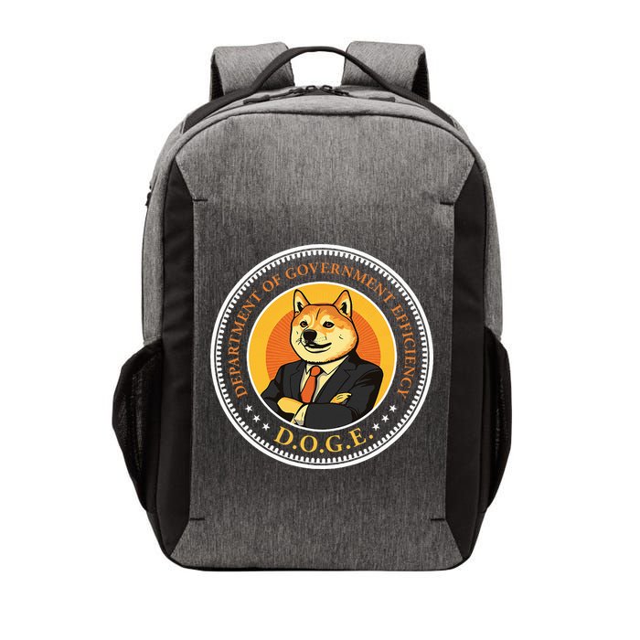 Doge Department Of Government Efficiency Doge Design Vector Backpack