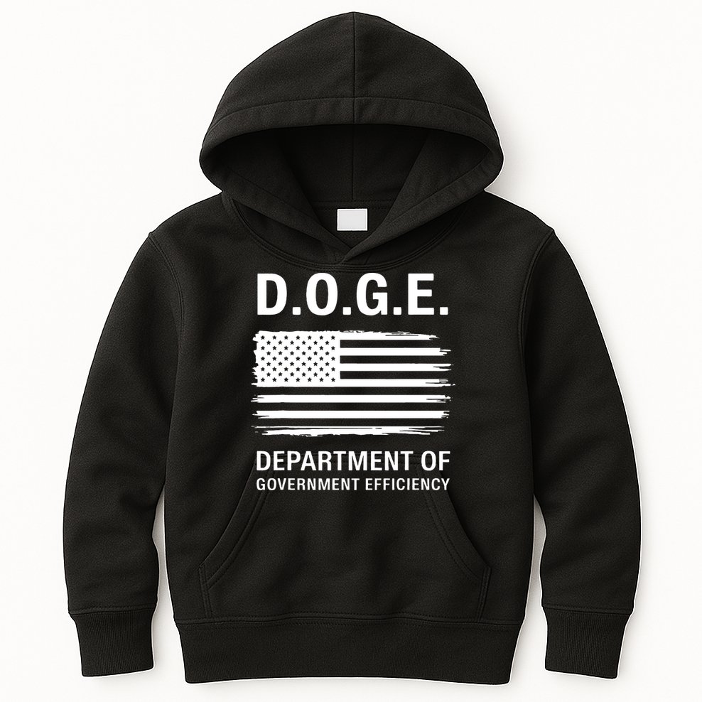 Doge Department Of Government Efficiency Gift Kids Hoodie