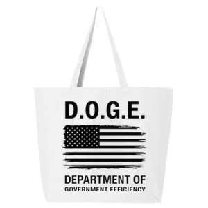 Doge Department Of Government Efficiency Gift 25L Jumbo Tote