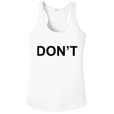Don't Ladies PosiCharge Competitor Racerback Tank