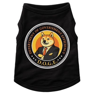 Doge Department Of Government Efficiency Doge Design Doggie Tank