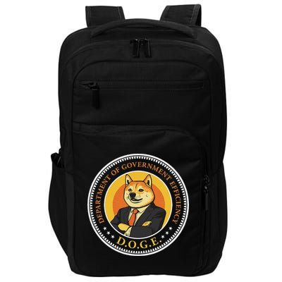 Doge Department Of Government Efficiency Doge Design Impact Tech Backpack