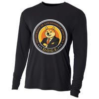 Doge Department Of Government Efficiency Doge Design Cooling Performance Long Sleeve Crew